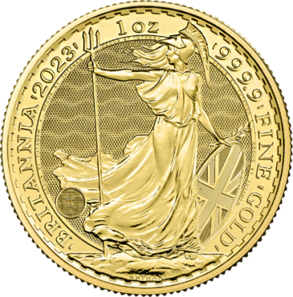 Златна монета British Britannia 1 oz (.9999)