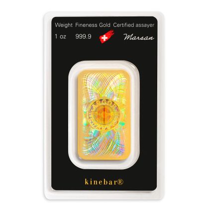 Златно кюлче Argor-Heraeus 1 troy oz (31.1035 g) — Kinebar