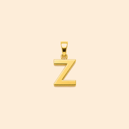 Златна висулка 14К буква Z 0,75 гр.