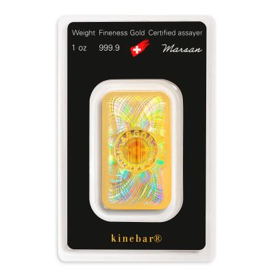 Златно кюлче Argor-Heraeus 1 troy oz (31.1035 g) — Kinebar