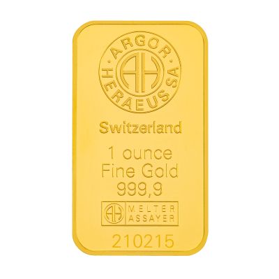 Златно кюлче Argor-Heraeus 1 troy oz (31.1035 g) - Classic