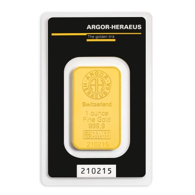 Златно кюлче Argor-Heraeus 1 troy oz (31.1035 g) - Classic